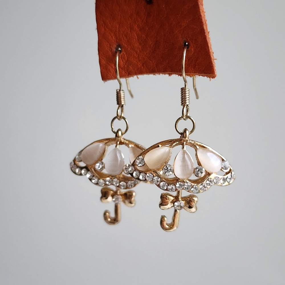 Elegant Umbrella Dangling Earrings
